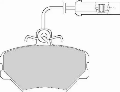 Kamoka 1011048 - Bremsbelagsatz, Scheibenbremse alexcarstop-ersatzteile.com