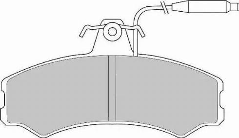 Duron DBP230287 - Bremsbelagsatz, Scheibenbremse alexcarstop-ersatzteile.com