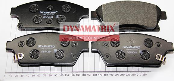 Dynamatrix DBP4264 - Bremsbelagsatz, Scheibenbremse alexcarstop-ersatzteile.com