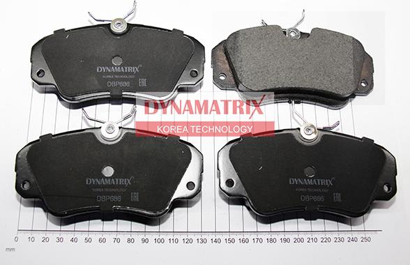 Dynamatrix DBP686 - Bremsbelagsatz, Scheibenbremse alexcarstop-ersatzteile.com