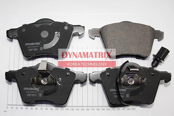 Dynamatrix DBP1654 - Bremsbelagsatz, Scheibenbremse alexcarstop-ersatzteile.com