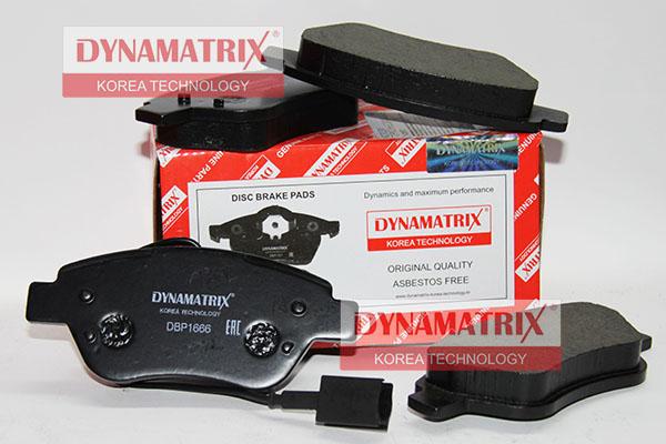 Dynamatrix DBP1666 - Bremsbelagsatz, Scheibenbremse alexcarstop-ersatzteile.com