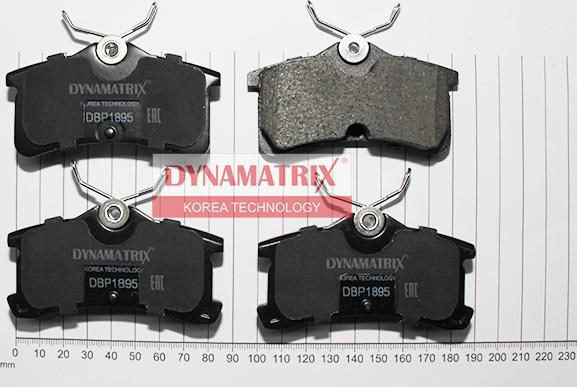 Dynamatrix DBP1895 - Bremsbelagsatz, Scheibenbremse alexcarstop-ersatzteile.com