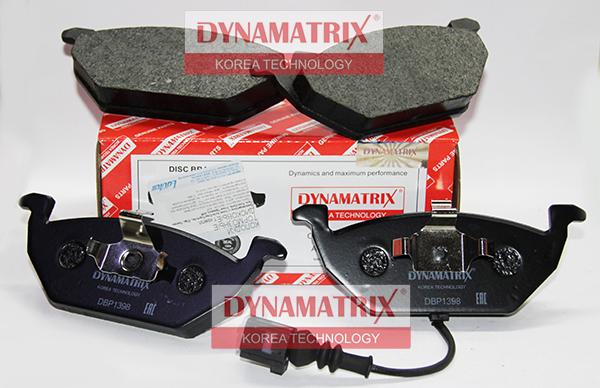 Dynamatrix DBP1398 - Bremsbelagsatz, Scheibenbremse alexcarstop-ersatzteile.com