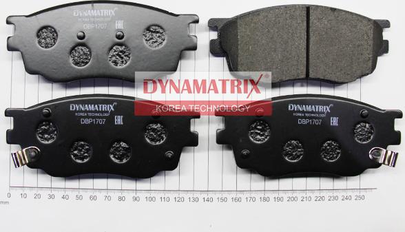 Dynamatrix DBP1707 - Bremsbelagsatz, Scheibenbremse alexcarstop-ersatzteile.com