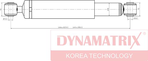 Dynamatrix DSA343319 - Stoßdämpfer alexcarstop-ersatzteile.com