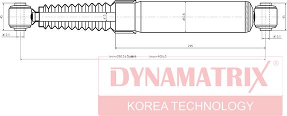 Dynamatrix DSA343321 - Stoßdämpfer alexcarstop-ersatzteile.com