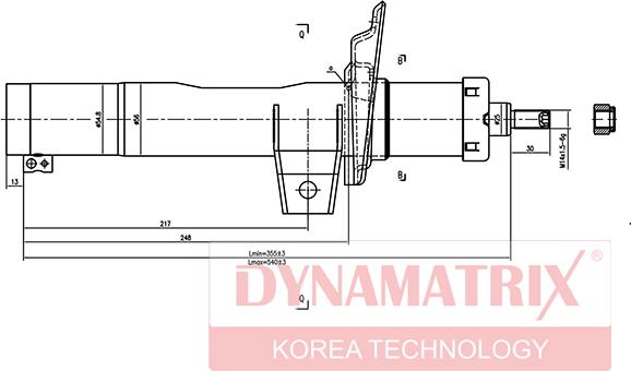 Dynamatrix DSA335808 - Stoßdämpfer alexcarstop-ersatzteile.com