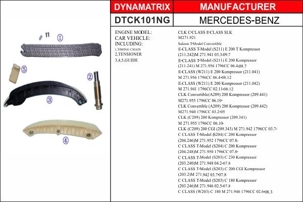 Dynamatrix DTCK101NG - Steuerkettensatz alexcarstop-ersatzteile.com