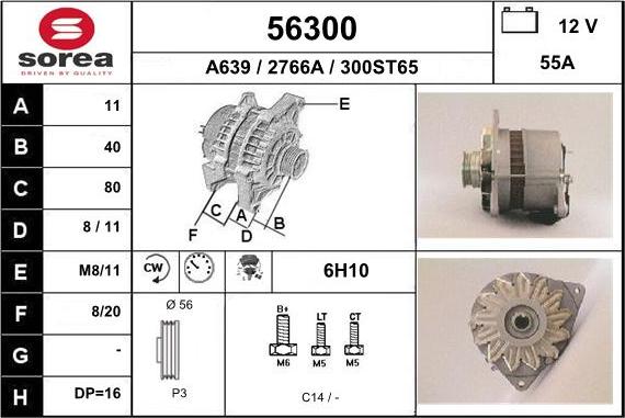 EAI 56300 - Generator alexcarstop-ersatzteile.com