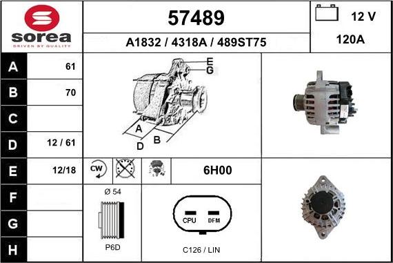 EAI 57489 - Generator alexcarstop-ersatzteile.com