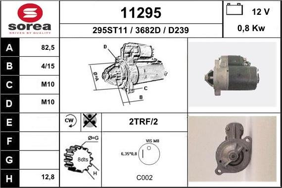 EAI 11295 - Starter alexcarstop-ersatzteile.com