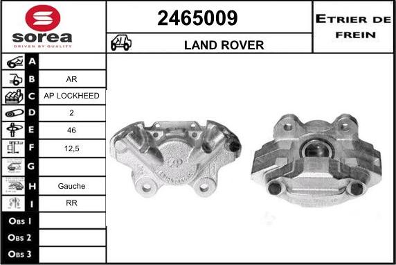 EAI 2465009 - Bremssattel alexcarstop-ersatzteile.com