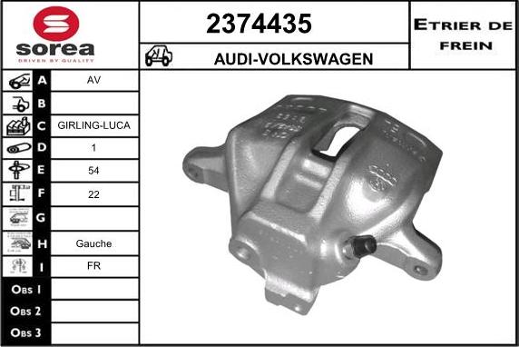 EAI 2374435 - Bremssattel alexcarstop-ersatzteile.com