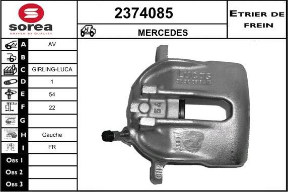 EAI 2374085 - Bremssattel alexcarstop-ersatzteile.com