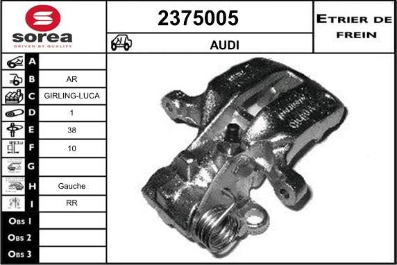 EAI 2375005 - Bremssattel alexcarstop-ersatzteile.com