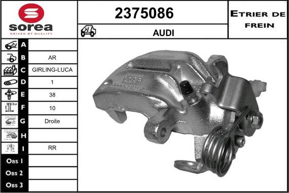 EAI 2375086 - Bremssattel alexcarstop-ersatzteile.com