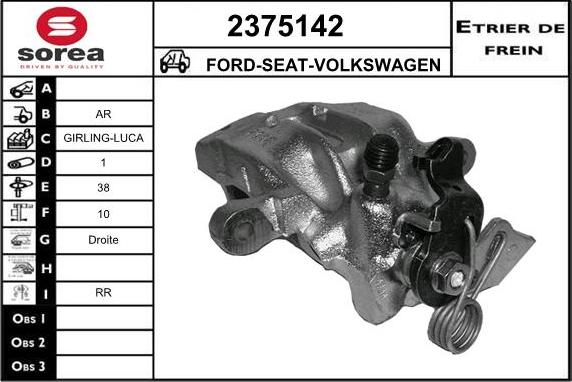 EAI 2375142 - Bremssattel alexcarstop-ersatzteile.com