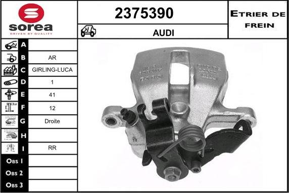 EAI 2375390 - Bremssattel alexcarstop-ersatzteile.com