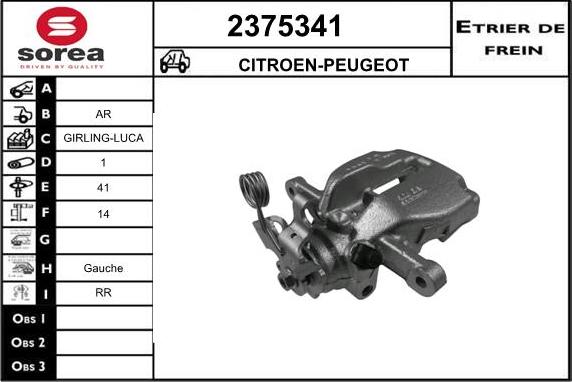 EAI 2375341 - Bremssattel alexcarstop-ersatzteile.com