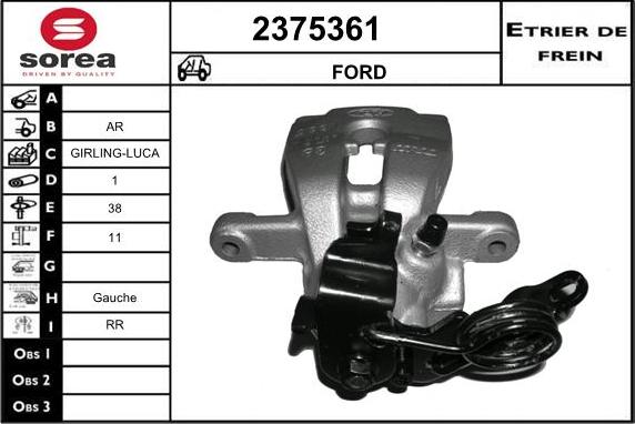 EAI 2375361 - Bremssattel alexcarstop-ersatzteile.com