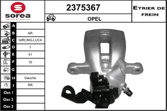 EAI 2375367 - Bremssattel alexcarstop-ersatzteile.com