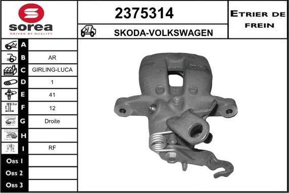 EAI 2375314 - Bremssattel alexcarstop-ersatzteile.com