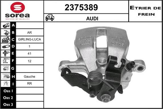 EAI 2375389 - Bremssattel alexcarstop-ersatzteile.com