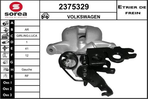 EAI 2375329 - Bremssattel alexcarstop-ersatzteile.com