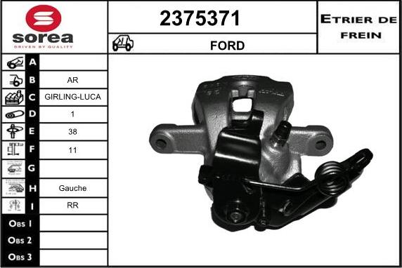 EAI 2375371 - Bremssattel alexcarstop-ersatzteile.com