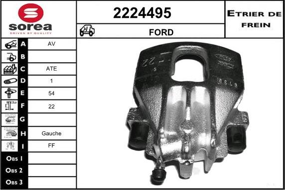 EAI 2224495 - Bremssattel alexcarstop-ersatzteile.com