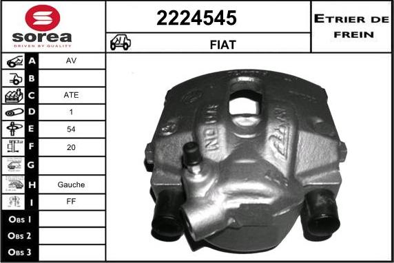 EAI 2224545 - Bremssattel alexcarstop-ersatzteile.com