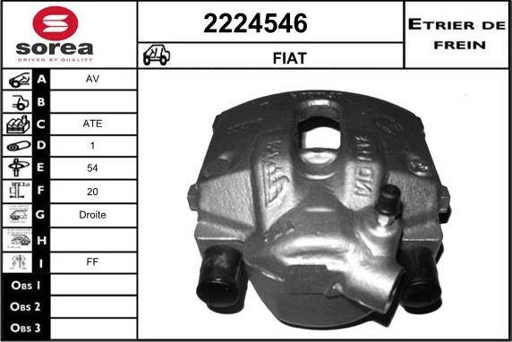 EAI 2224546 - Bremssattel alexcarstop-ersatzteile.com