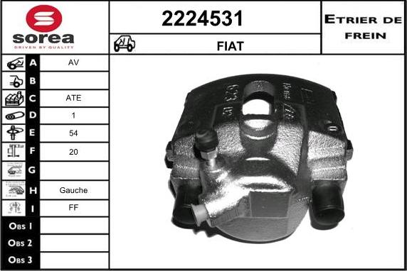 EAI 2224531 - Bremssattel alexcarstop-ersatzteile.com