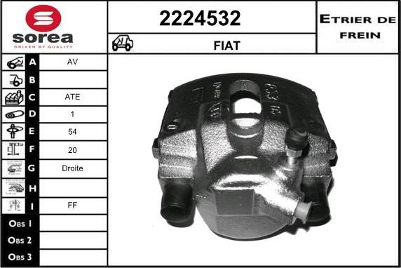 EAI 2224532 - Bremssattel alexcarstop-ersatzteile.com