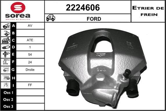 EAI 2224606 - Bremssattel alexcarstop-ersatzteile.com