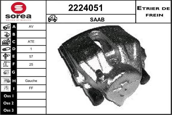 EAI 2224051 - Bremssattel alexcarstop-ersatzteile.com