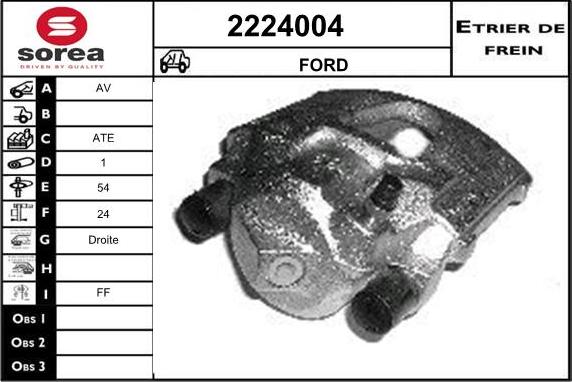 EAI 2224004 - Bremssattel alexcarstop-ersatzteile.com