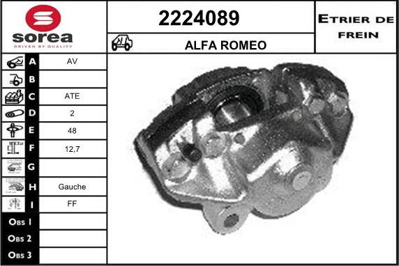 EAI 2224089 - Bremssattel alexcarstop-ersatzteile.com