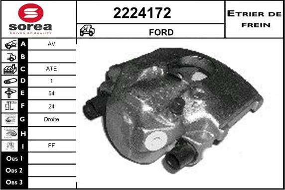 EAI 2224172 - Bremssattel alexcarstop-ersatzteile.com