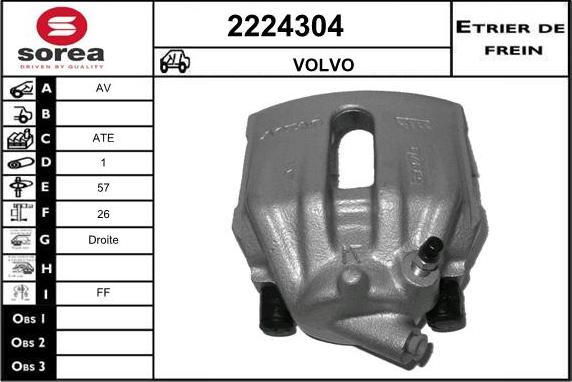 EAI 2224304 - Bremssattel alexcarstop-ersatzteile.com