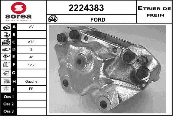 EAI 2224383 - Bremssattel alexcarstop-ersatzteile.com