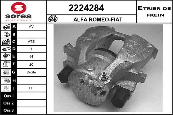 EAI 2224284 - Bremssattel alexcarstop-ersatzteile.com