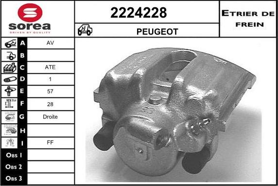 EAI 2224228 - Bremssattel alexcarstop-ersatzteile.com