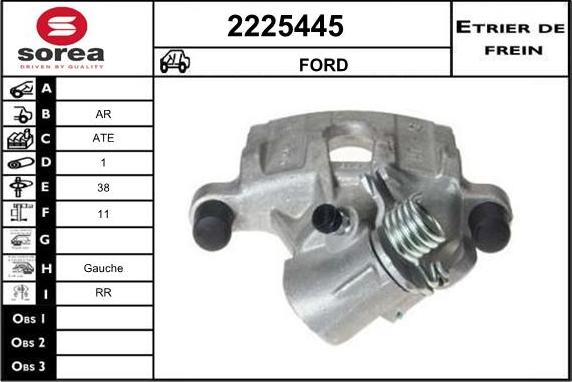 EAI 2225445 - Bremssattel alexcarstop-ersatzteile.com