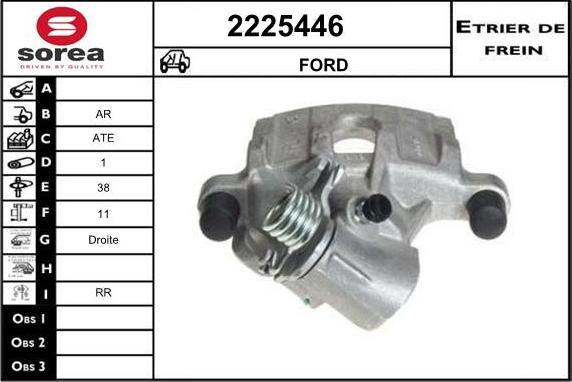 EAI 2225446 - Bremssattel alexcarstop-ersatzteile.com