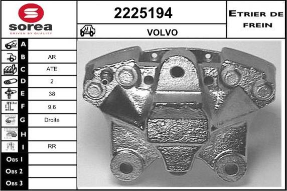 EAI 2225194 - Bremssattel alexcarstop-ersatzteile.com