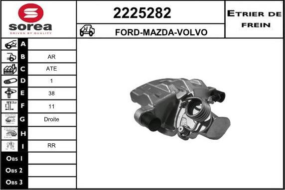 EAI 2225282 - Bremssattel alexcarstop-ersatzteile.com