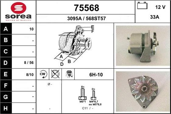 EAI 75568 - Generator alexcarstop-ersatzteile.com