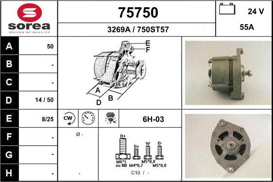 EAI 75750 - Generator alexcarstop-ersatzteile.com